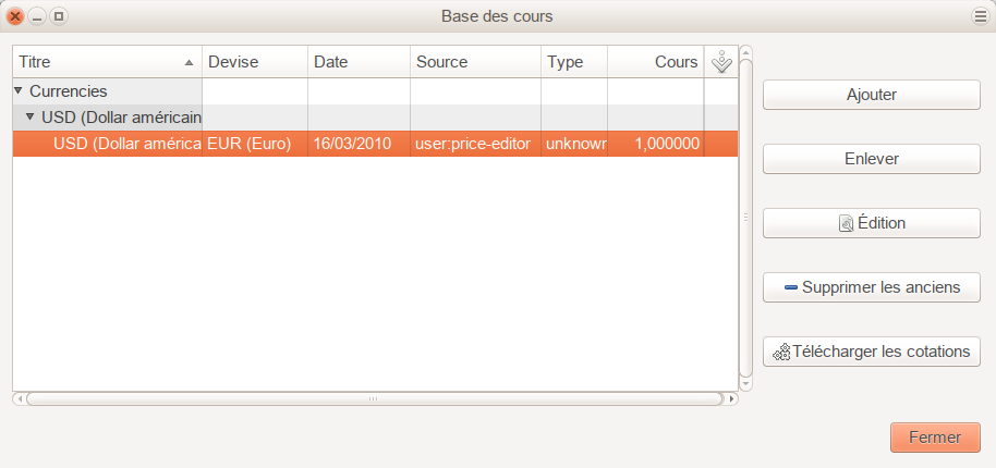 Fenêtre de l'éditeur de prix avant d'obtenir des cotations en ligne Fenêtre de l'éditeur de prix avant d'obtenir des cotations en ligne