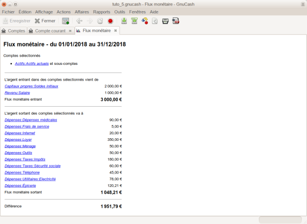 Rapport de trésorerie pour le mois de décembre Rapport de trésorerie pour le mois de décembre